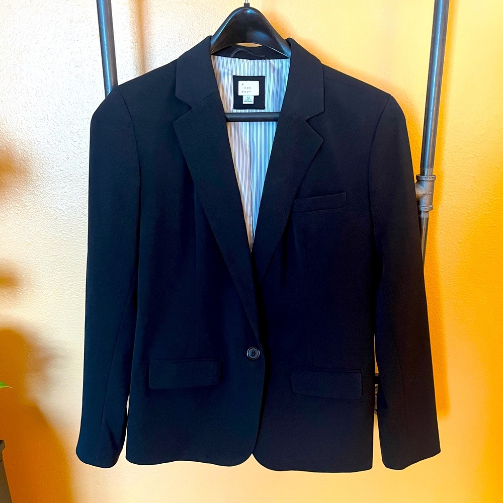 A new day black blazer
